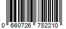 Barcode 0660726752210