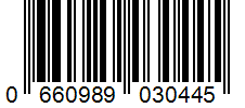 Barcode 0660989030445