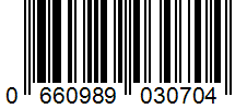 Barcode 0660989030704