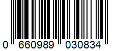 Barcode 0660989030834