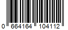 Barcode 0664164104112