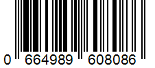Barcode 0664989608086