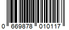 Barcode 0669878010117