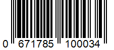 Barcode 0671785100034
