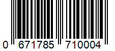 Barcode 0671785710004