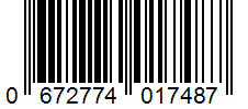 Barcode 0672774017487