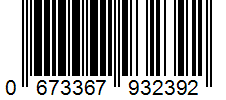 Barcode 0673367932392
