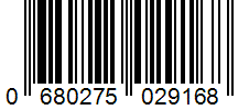 Barcode 0680275029168