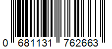Barcode 0681131762663