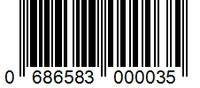 Barcode 0686583000035