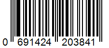 Barcode 0691424203841