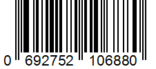 Barcode 0692752106880