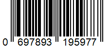 Barcode 0697893195977