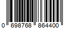 Barcode 0698768864400