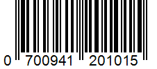 Barcode 0700941201015