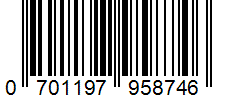 Barcode 0701197958746