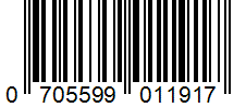 Barcode 0705599011917