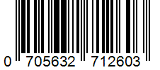 Barcode 0705632712603