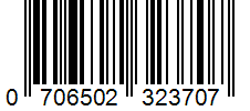 Barcode 0706502323707