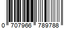 Barcode 0707966789788