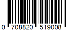 Barcode 0708820519008