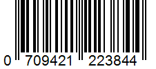 Barcode 0709421223844