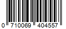Barcode 0710069404557