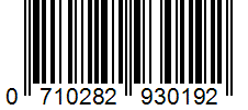 Barcode 0710282930192