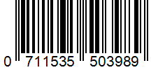 Barcode 0711535503989