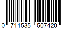 Barcode 0711535507420