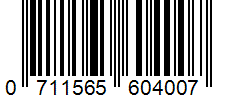 Barcode 0711565604007