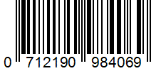Barcode 0712190984069