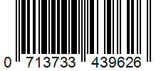 Barcode 0713733439626