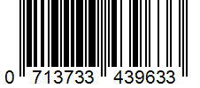 Barcode 0713733439633