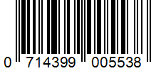 Barcode 0714399005538