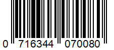 Barcode 0716344070080