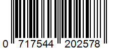 Barcode 0717544202578