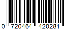 Barcode 0720464420281
