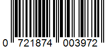 Barcode 0721874003972