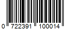 Barcode 0722391100014