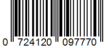 Barcode 0724120097770