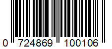 Barcode 0724869100106