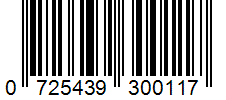 Barcode 0725439300117