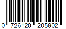 Barcode 0726120205902