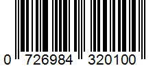 Barcode 0726984320100