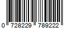 Barcode 0728229789222