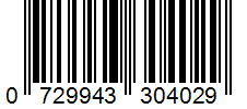 Barcode 0729943304029