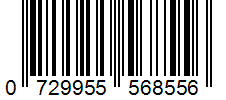 Barcode 0729955568556