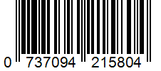 Barcode 0737094215804