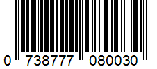 Barcode 0738777080030
